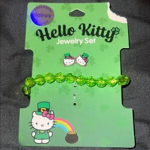 Hello Kitty Green Jewelry Set claires